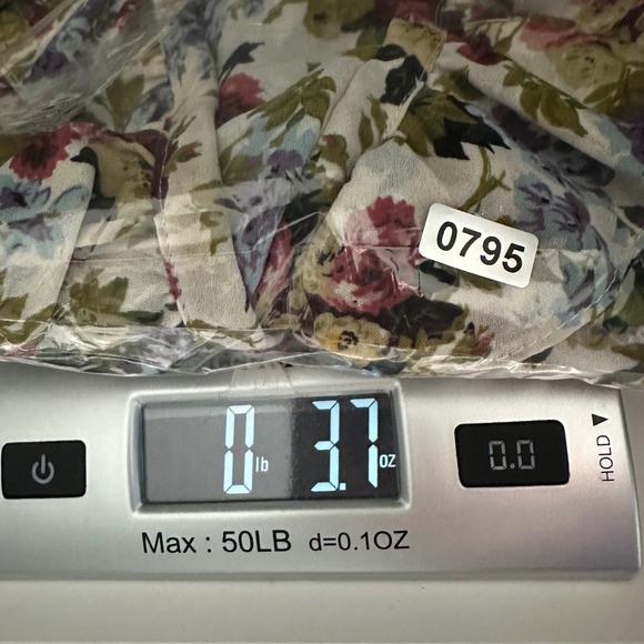 VTG 90s Wrapper Floral Ruffle Blouse Romantic Goth Whimsy Cottagecore Boho Top M - Picture 10 of 10